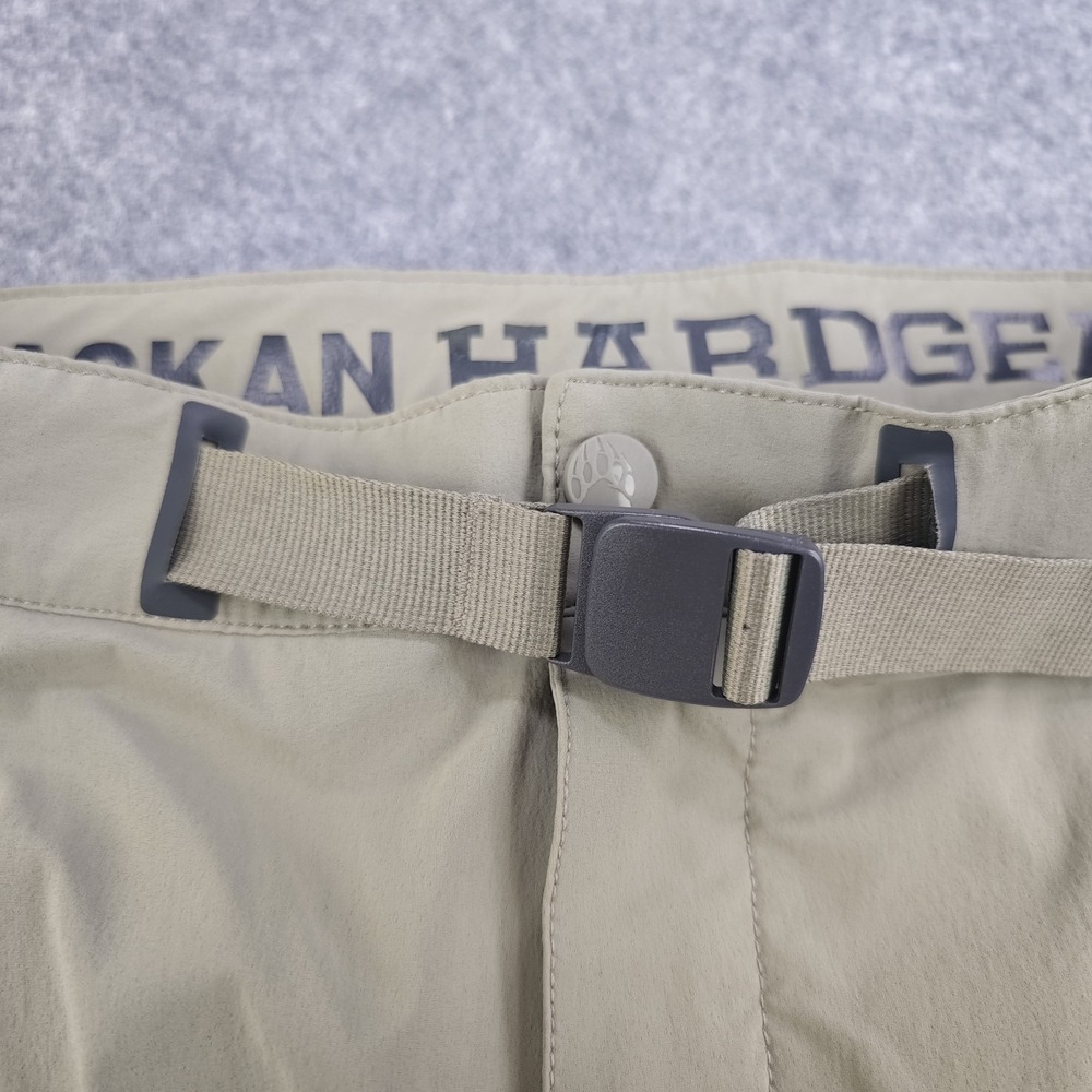 Alaskan Hardgear Pants Mens 34x30 Nylon Stretch Beige Belted 26" Inseam Hiking - Picture 4 of 12